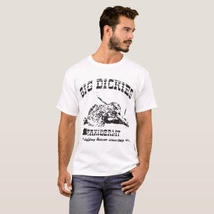 Stort H för hjort för anka för bäver för lös T Shirt
