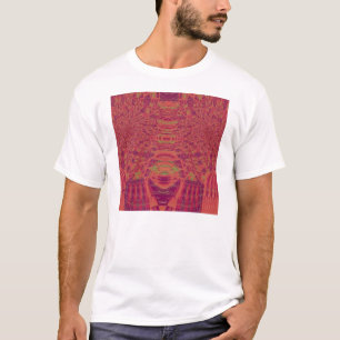 Stort hår för utslagsplatsvit tee shirt