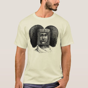 Stort hår tee shirt