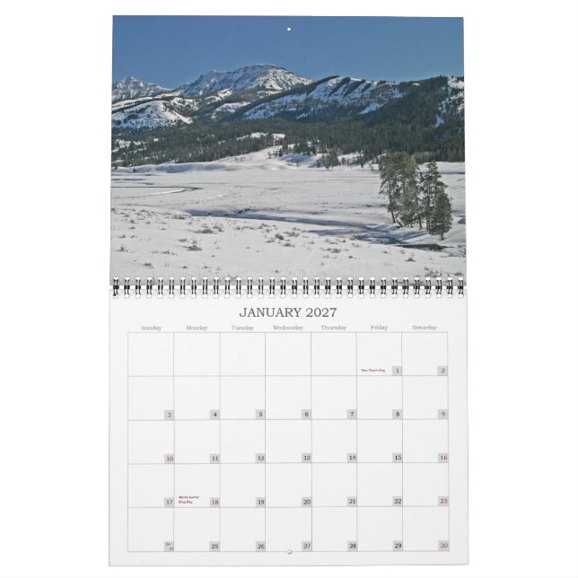 Stort himmelland 2011 kalender (Jan 2027)
