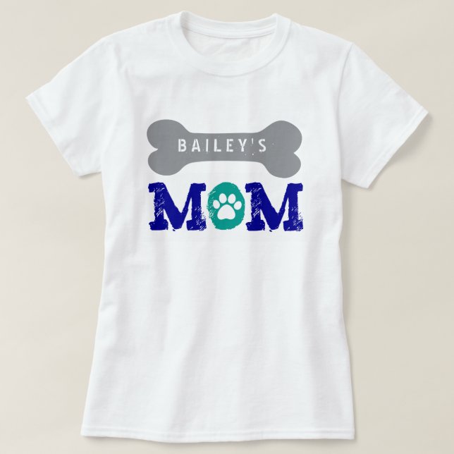 STORT HUNDBEN för stolt hundägare med NAMN V16 Tee Shirt (Design framsida)