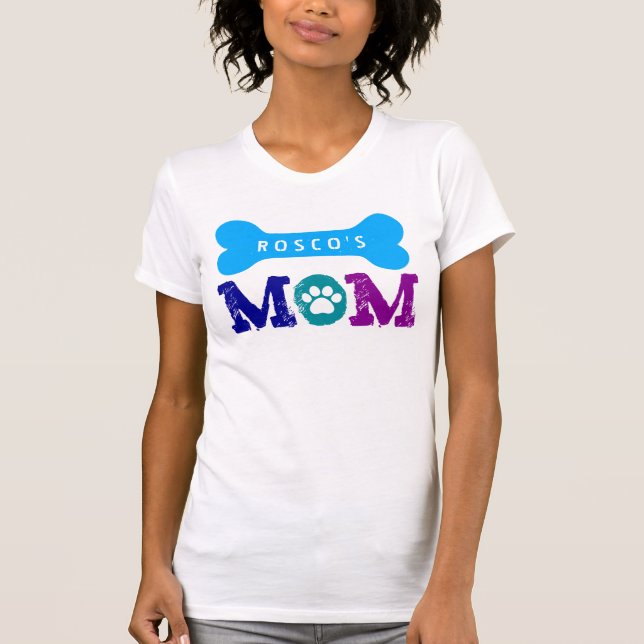 STORT HUNDBEN för stolt hundägare med NAMN V16H T Shirt (Framsida)