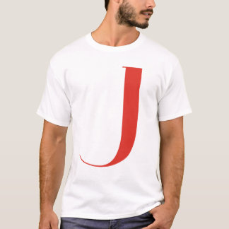 Stort J: Jeanne Moderno Lettres Tee Shirt