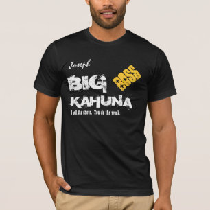 STORT KAHUNA anpassningsbarnamn V08 för rolig che T-shirt