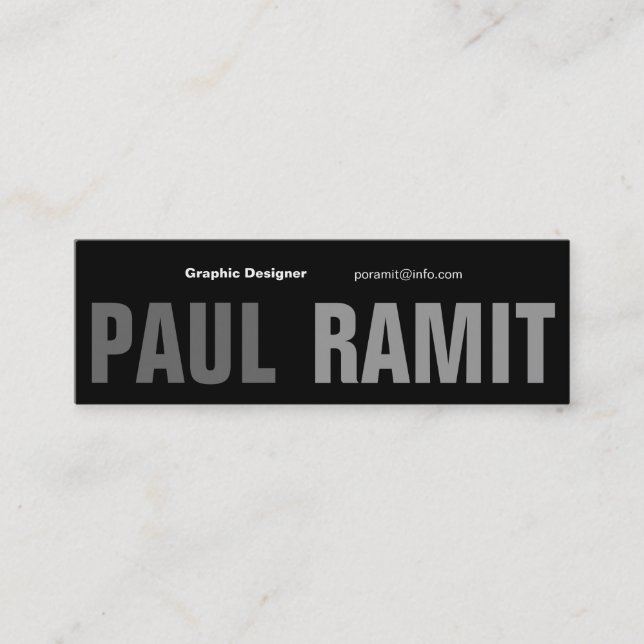 Stort - känd visitkort för stilsort 6 (Framsida)