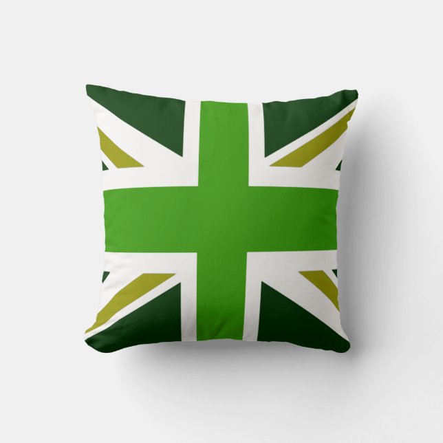 Stort kastkuddfodral med Storbritanniens flagga ol Kudde (Framsida)