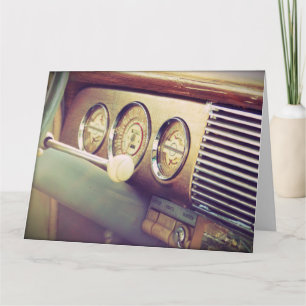 Stort kort för antika klassiska bilar
