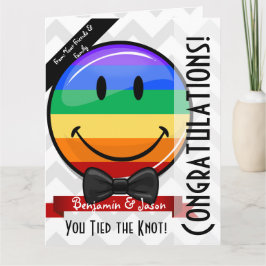 Stort kort för giant Smile Gay Marriage Grattiss
