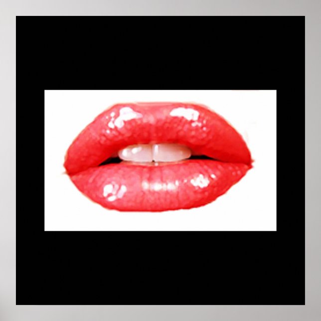 stort läppar poster (Framsidan)