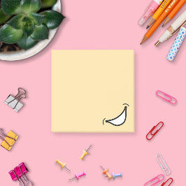 Stort Leende Post It-anteckningar Post-it Block
