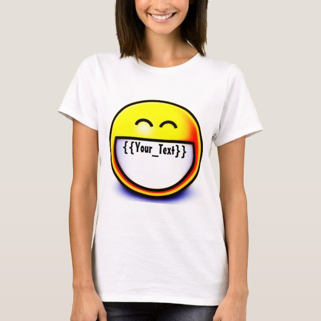 Stort Leende Tee Shirt (Framsida)