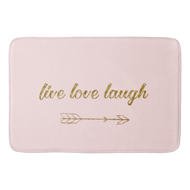 Stort mattt för levande glitter för badrumsmatta (Framsidan)