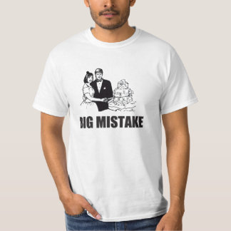 stort missförstå, giftermål t-shirt
