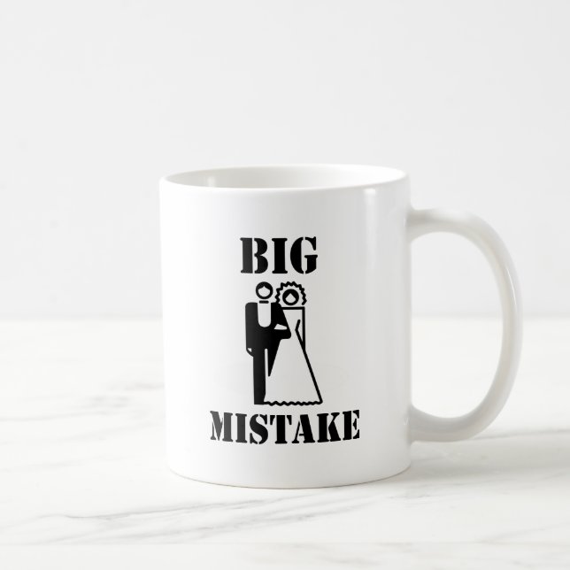 Stort misstag kaffemugg (Höger)