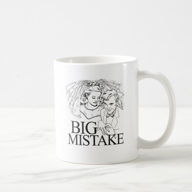Stort misstag kaffemugg (Höger)