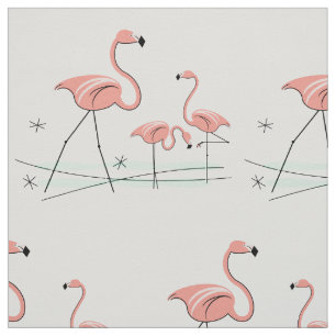 Stort mönster för FlamingosTrio 2 Tyg