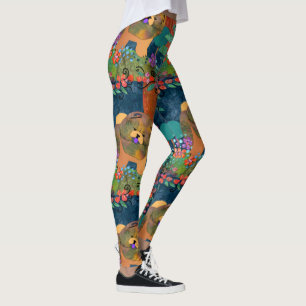 Stort mönster för SNIPPETS - Chowdamasker Leggings