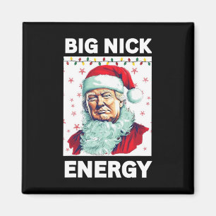 Stort Nick Energy President Trump Jultomten Kristu Magnet