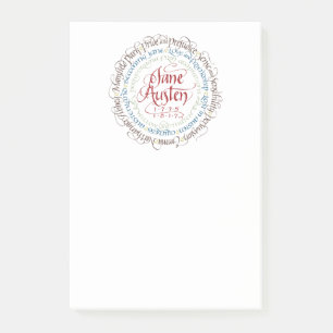 Stort noterar Posta-det - Jane Austen perioddramer Post-it Block
