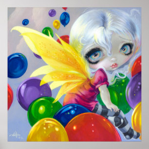 Stort öga Födelsedagsfest för Fairy Ballots ART PR Poster