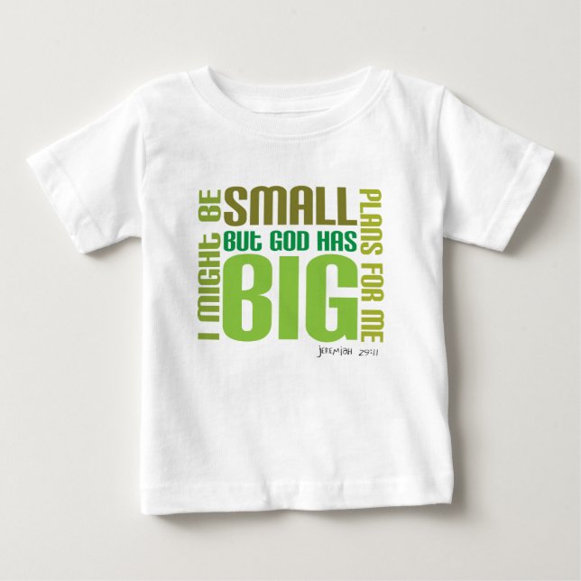 Stort planerar den kristna bebist-skjortan t-shirt (Framsida)