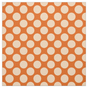 Stort retro pricker - den bleka orangen och tyg