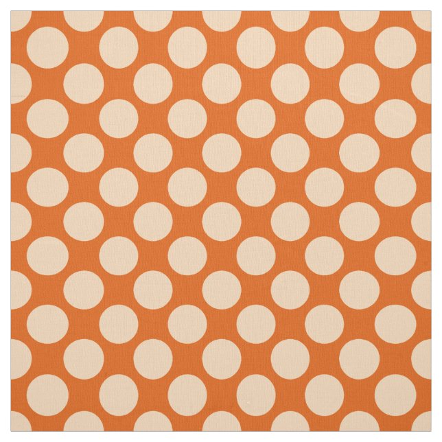 Stort retro pricker - den bleka orangen och tyg (Provkarta)