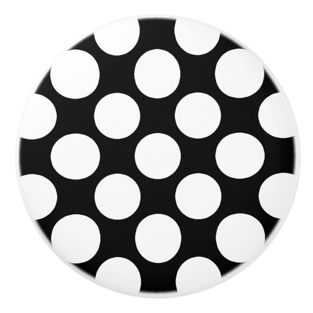 Stort retro pricker - vit och svarten knopp (Framsidan)