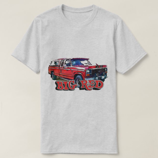 Stort Röd-Men inte gummit!! Tee Shirt (Design framsida)