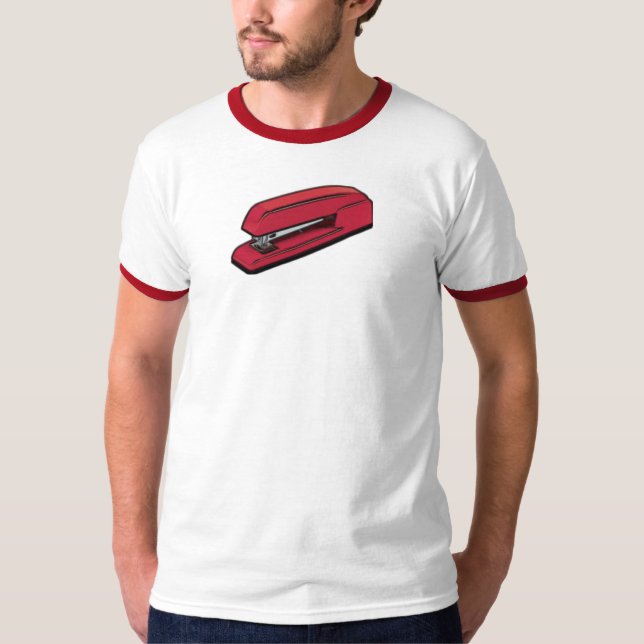 Stort rött tee shirt (Framsida)