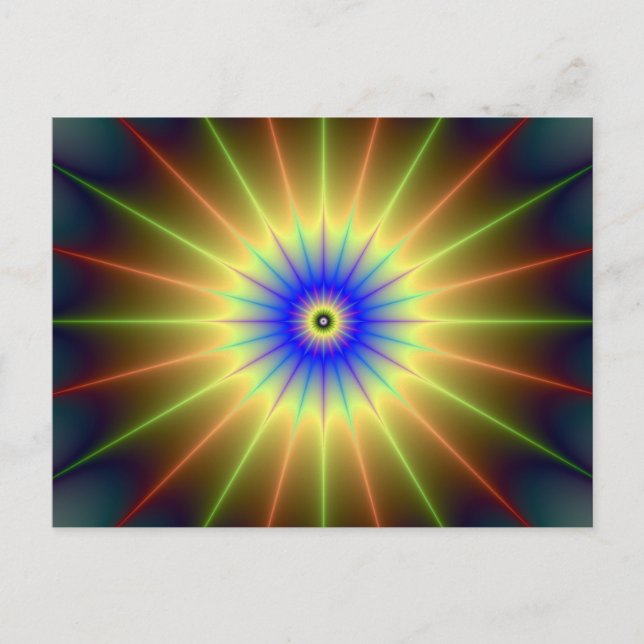 Stort stjärnigt vykort (Framsida)