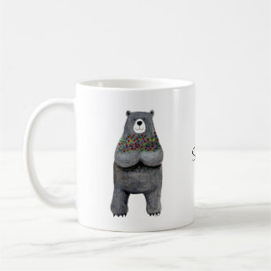 Stort streck med eget namn Kärlek Gift Kaffemugg