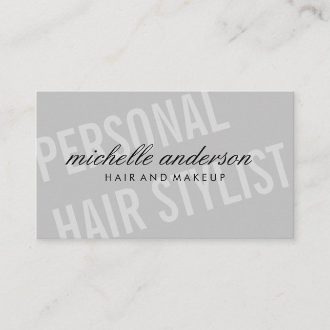 Stort teckensnitt / dynamiskt visitkort (Framsida)