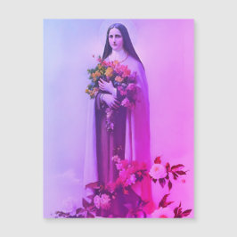 Stort terese of Lisieux magnetisk heliga Card