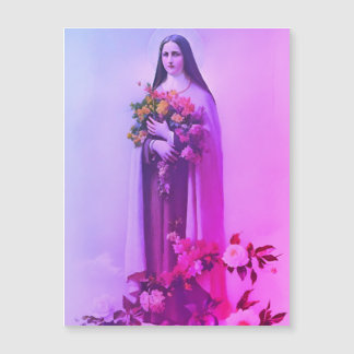 Stort terese of Lisieux magnetisk heliga Card
