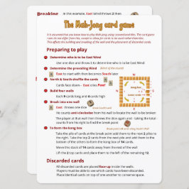 Stort tryck - kortspel - skillnader inbjudningar