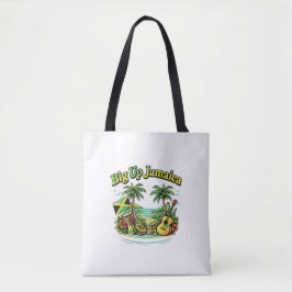 Stort upp jamaica tygkasse