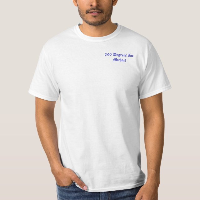 Stort verktygbälte med verktyg tee shirt (Framsida)