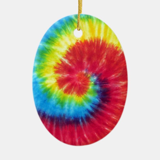 Stort virvla runt julgransprydnad keramik (Framsidan)