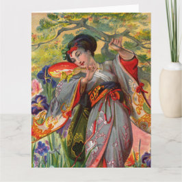 Stort visitkort för fjäril Touch Kort