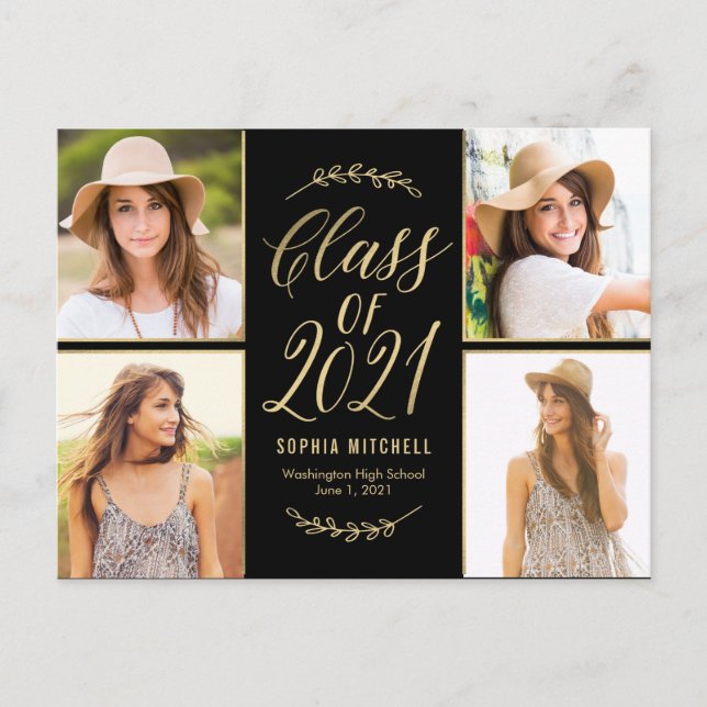 Stort vykort för meddelande om strålande Grad Stud (Framsida)