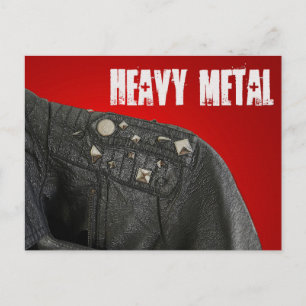 Stort vykort för Metall