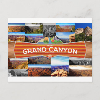 Stort vykort för nationalparken Grand Canyon
