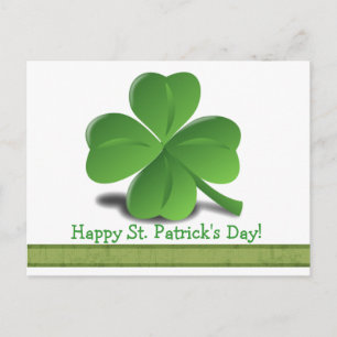 Stort vykort för Shamrock Klöver
