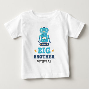 Stortskjorta med återrobot och namn t-shirt