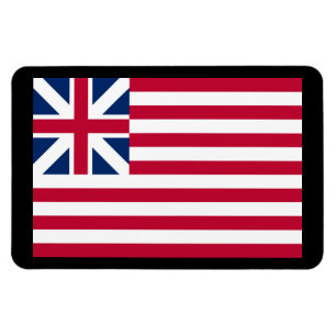 Storunionen, 1:a USA flagga i kolonierna Magnet