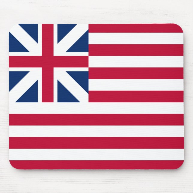 Storunionen, 1:a USA flagga i kolonierna Musmatta (Framsidan)