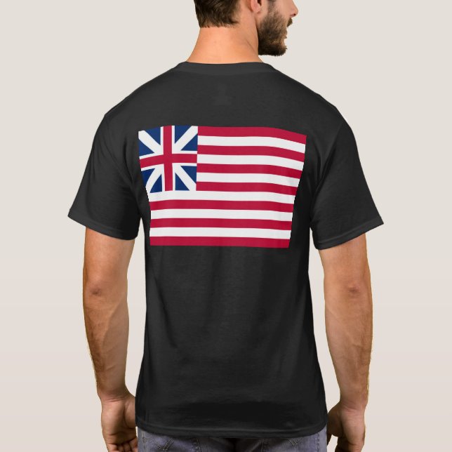 Storunionen, 1:a USA flagga i kolonierna T Shirt (Baksida)