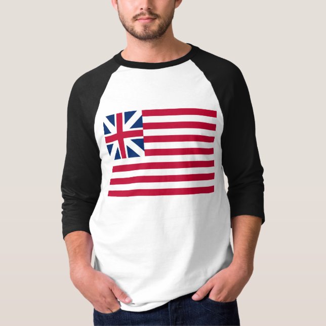 Storunionen, 1:a USA flagga i kolonierna T Shirt (Framsida)