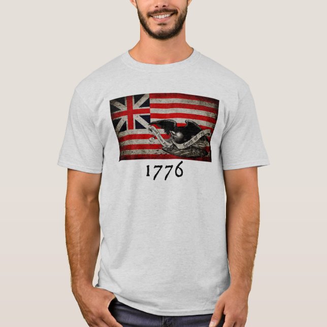 Storunionen Flagga 1776 T Shirt (Framsida)